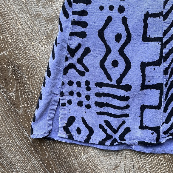 TIANELLO Dynasty Blouse with Engraved Metal Buttons in Grape Purple XL - Picture 5 of 16